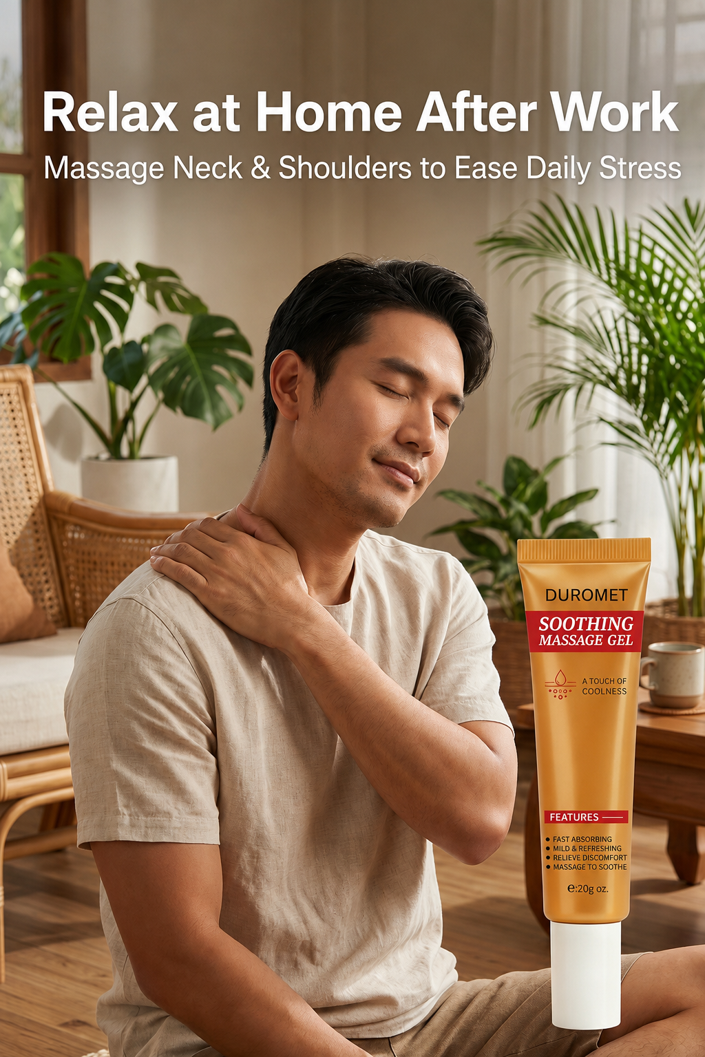 Soothing Massage Gel for Body Care – Moisturizing, Refreshing & Non-Greasy Daily Comfort