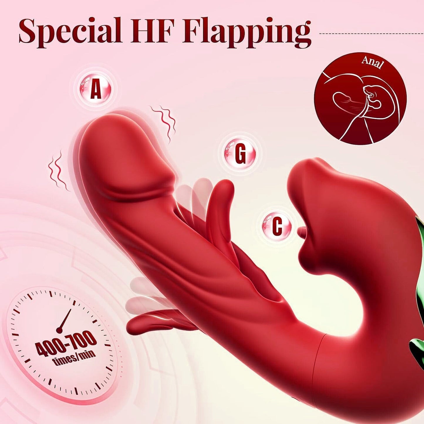 💋 Sale 70% OFF 💋 2026 Upgraded LUMIVO™ 4-in-1 Flapping & Licking Vibrator