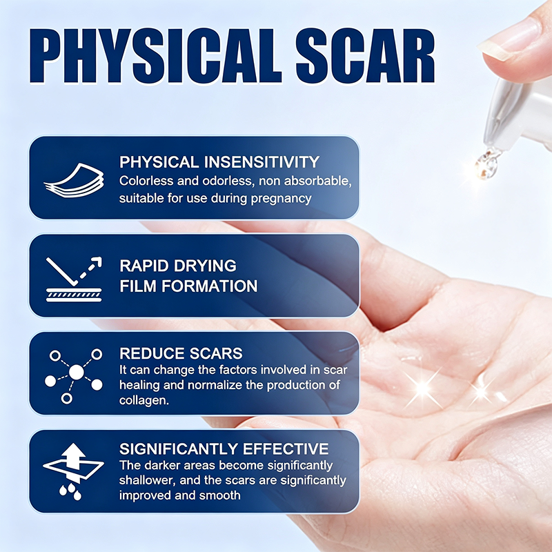 Silicone Scar Gel for Scars - Fragrance-Free, Non-Greasy Formula for Face & Body Scar Care & Appearance 🧴