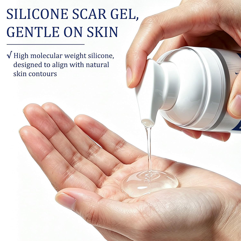 Silicone Scar Gel for Scars - Fragrance-Free, Non-Greasy Formula for Face & Body Scar Care & Appearance 🧴
