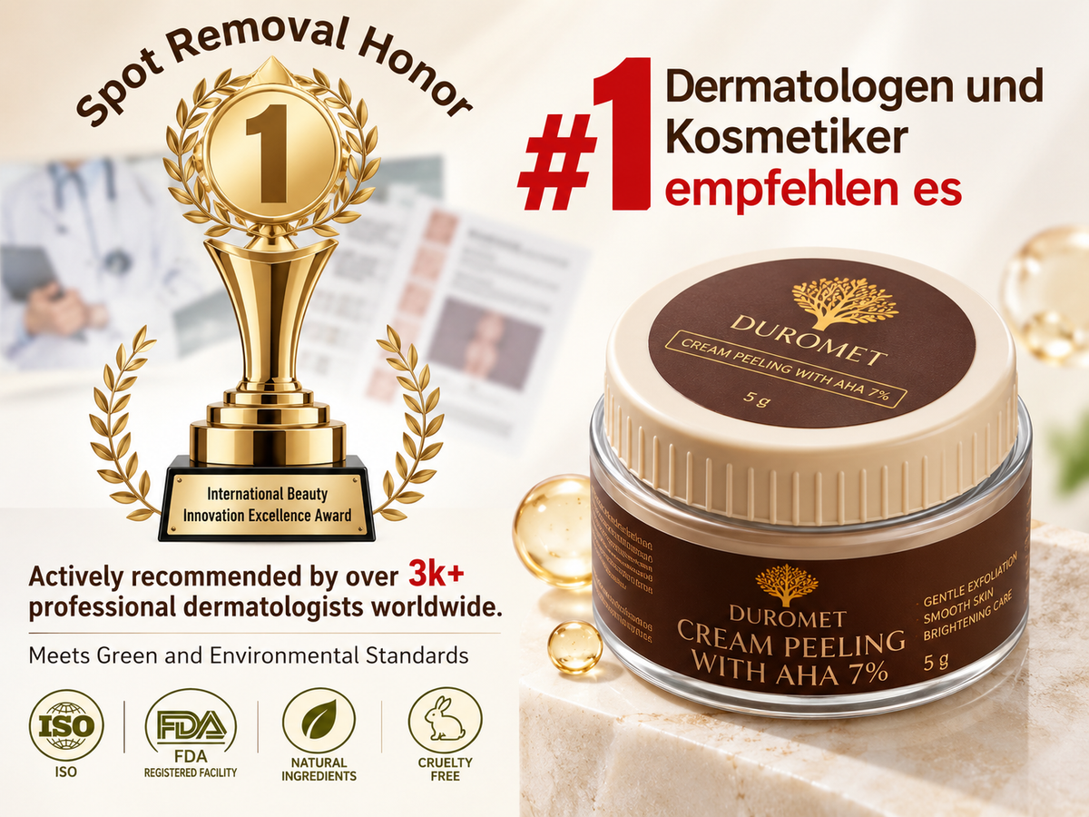 DUROMET™ Cream Peeling With AHA 7% – Exfoliate, Smooth & Reveal Brighter-Looking Skin