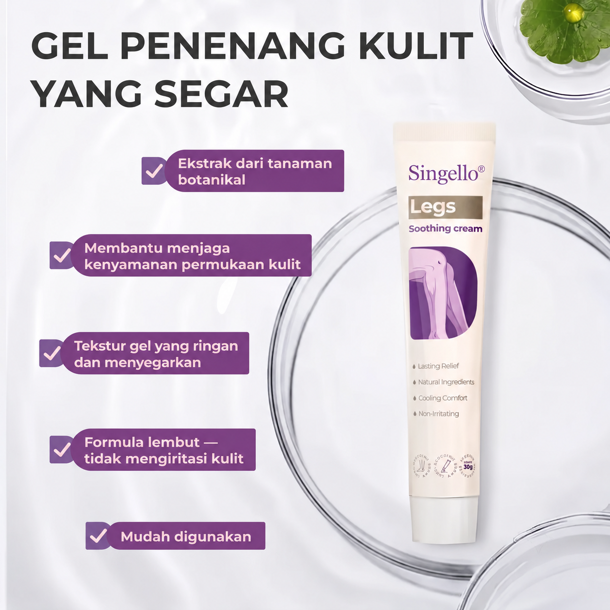 Singello® Skin-Soothing Gel, Skin-Conditioning Gel – Care for Your Skin