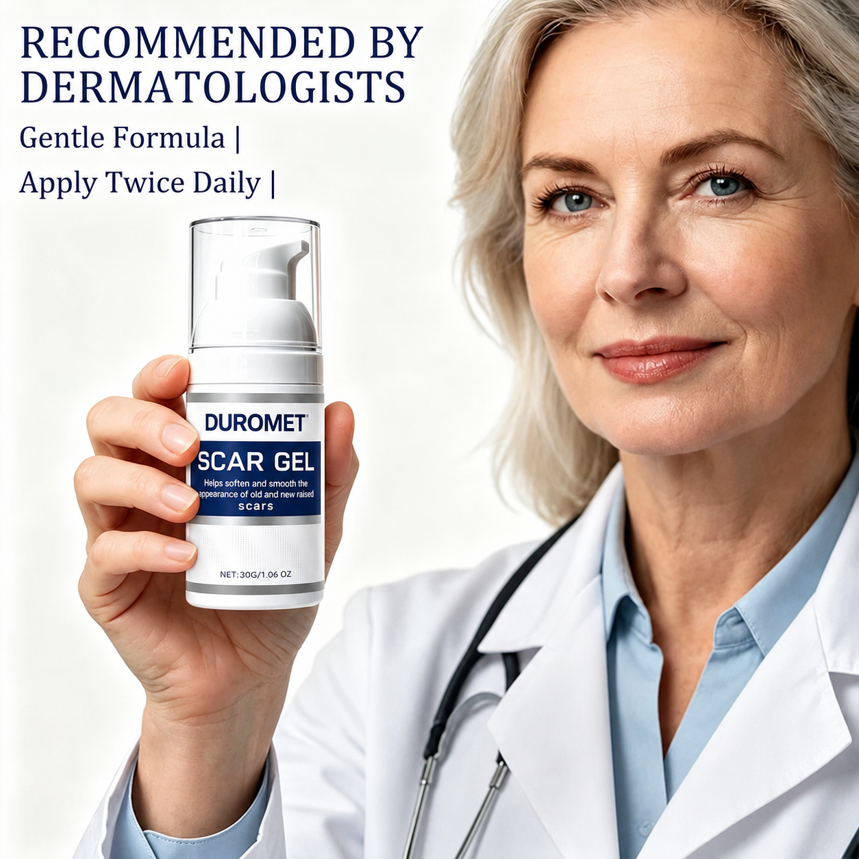 Silicone Scar Gel for Scars - Fragrance-Free, Non-Greasy Formula for Face & Body Scar Care & Appearance 🧴