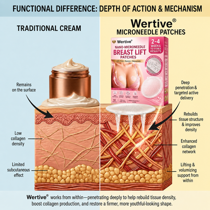 🍃Wertive®🔥🧉Advanced Nano-Microneedle Patch for Targeted Breast Enhancement
