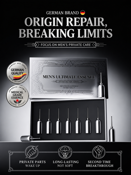 【Ultimate Power Formula】German-Japanese Dual Research Men's Premium Intimate Care Essence – Fast-Absorbing, High-Performance Formula for Elevated Confidence