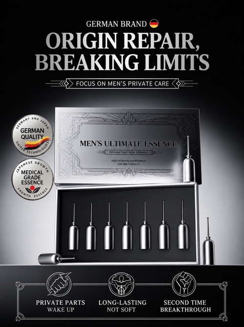 【Ultimate Power Formula】German-Japanese Dual Research Men's Premium Intimate Care Essence – Fast-Absorbing, High-Performance Formula for Elevated Confidence
