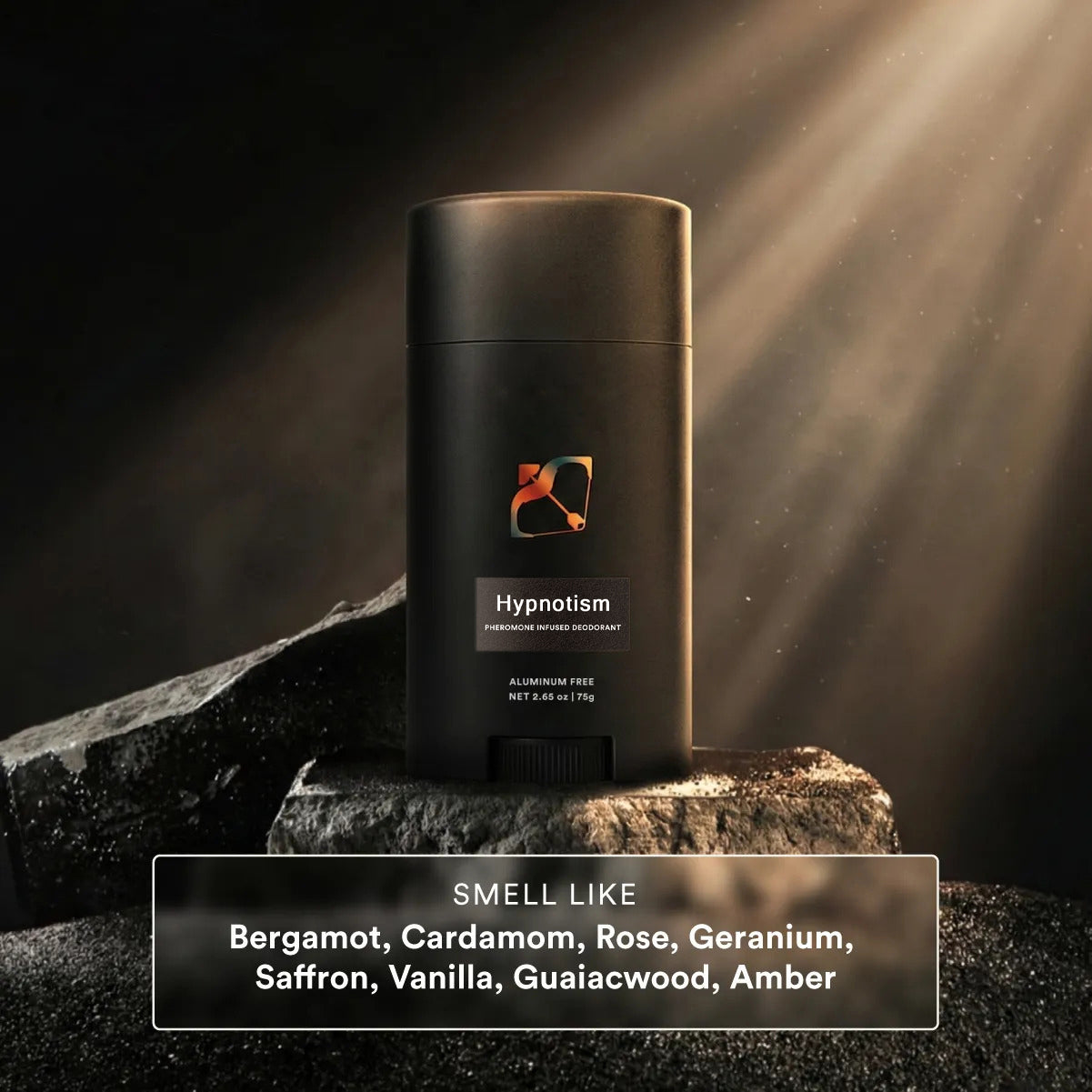 Block Odor, Trigger Desire. The Only Deodorant That Gets You Noticed