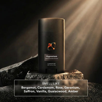 Block Odor, Trigger Desire. The Only Deodorant That Gets You Noticed