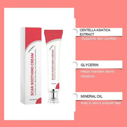 Advanced Silicone Scar Cream - Skin Repair Treatment for Surgical Acne Scars🩹