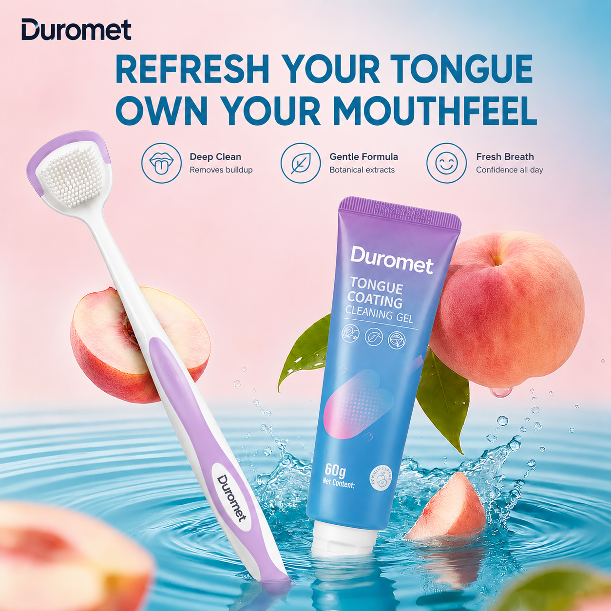 Tongue Cleaning Gel Bundle for Refreshing Oral-max