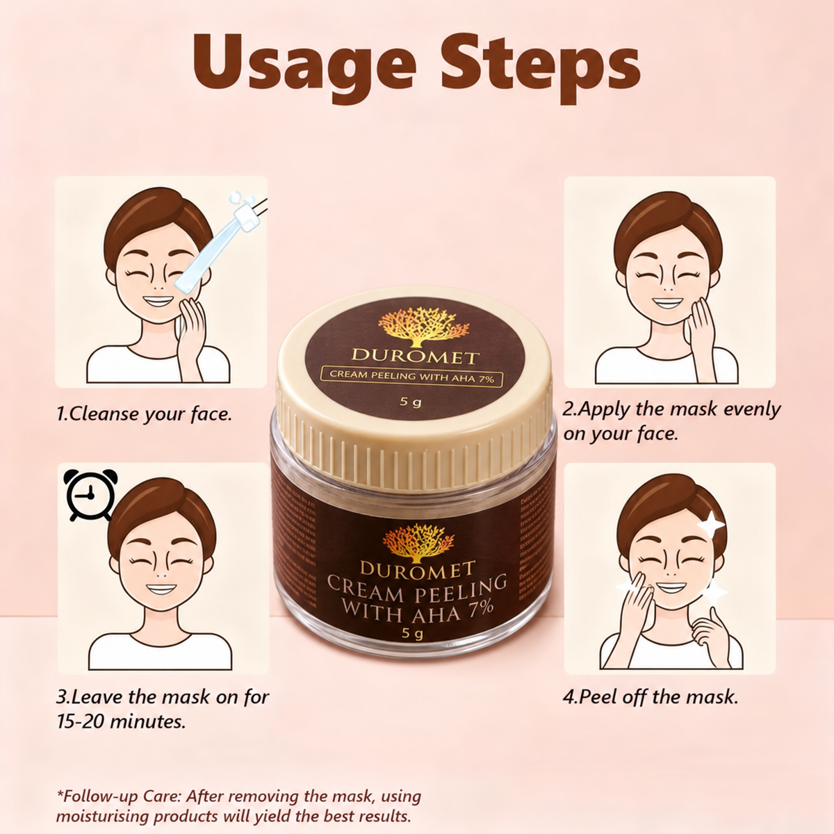 DUROMET™ Cream Peeling With AHA 7% – Exfoliate, Smooth & Reveal Brighter-Looking Skin