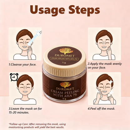 DUROMET™ Cream Peeling With AHA 7% – Exfoliate, Smooth & Reveal Brighter-Looking Skin