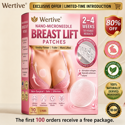 🍃Wertive®🔥🧉Advanced Nano-Microneedle Patch for Targeted Breast Enhancement