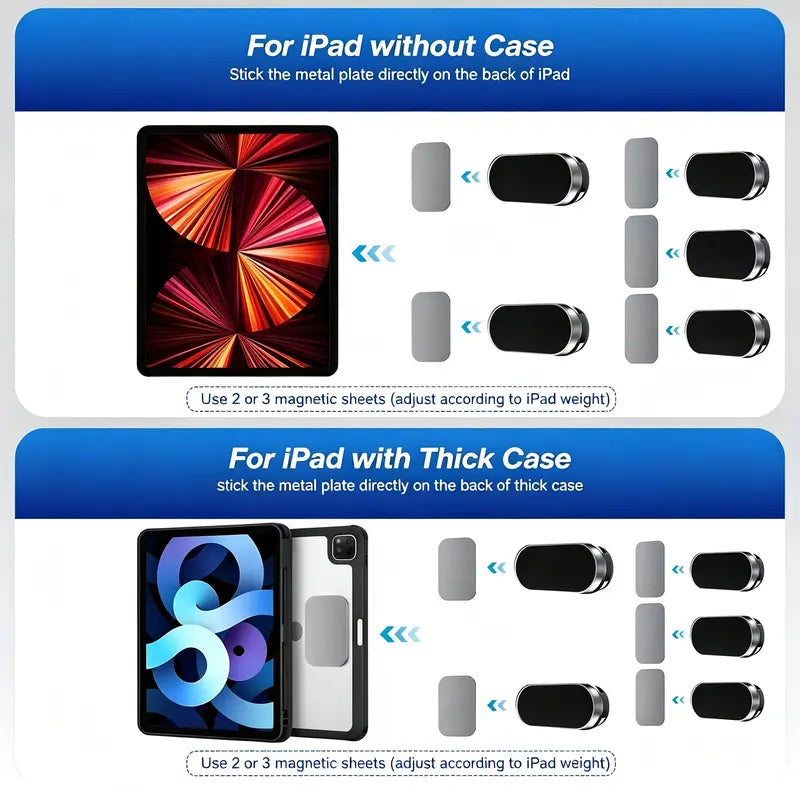 Magnetic Phone holders to tablet mounts Car Phone Holder 2/3Pcs Car magnetic Phone holder Mount Universal Suction Cup Navigation Support Adjustable 360 Rotation for Automotive Supplies phone holder for car