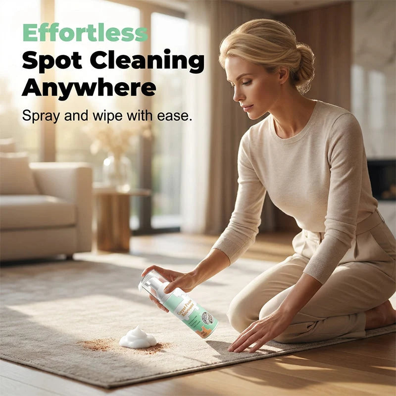Quick fabric spot cleaning