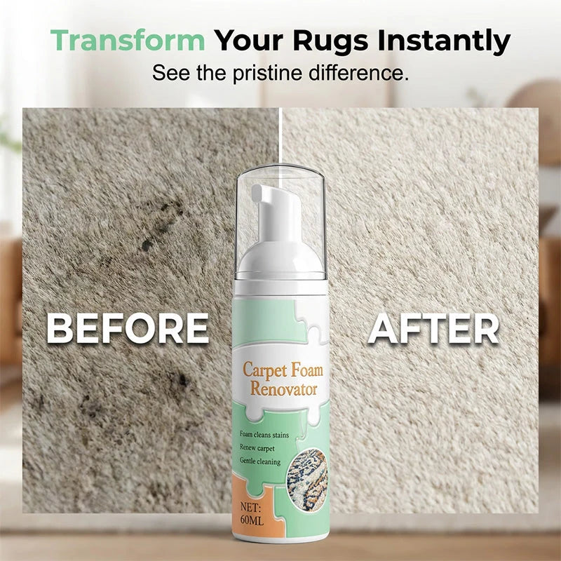 How to use waterless carpet cleaning foam